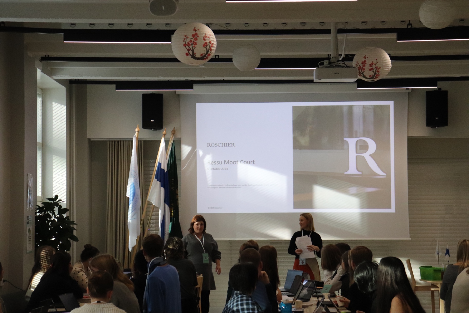 Roschier lawyers opening the HYMT 2024 programme