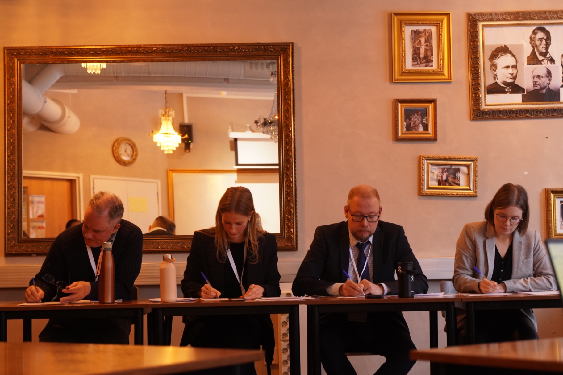 Judging panel scoring a HYMT 2026 trial round